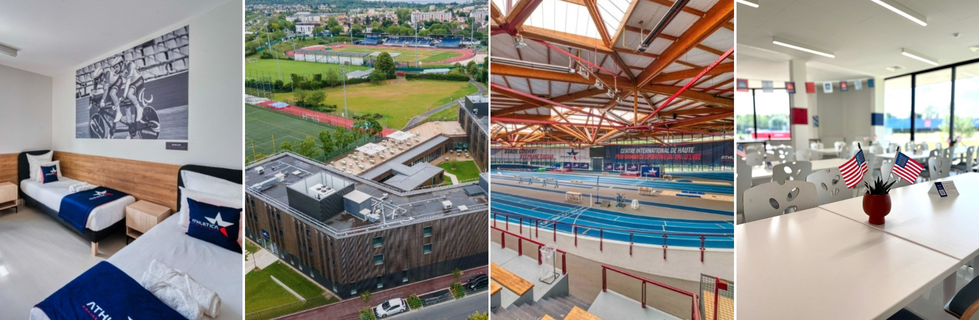 Les rénovations d'Athletica pour l'accuei lde la Team USA